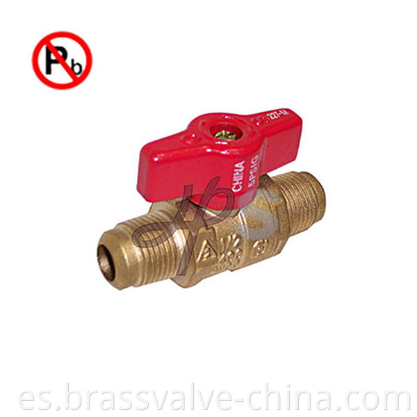 Nsf Free Lead Brass Gas Ball Valve For Usa Market Mxm